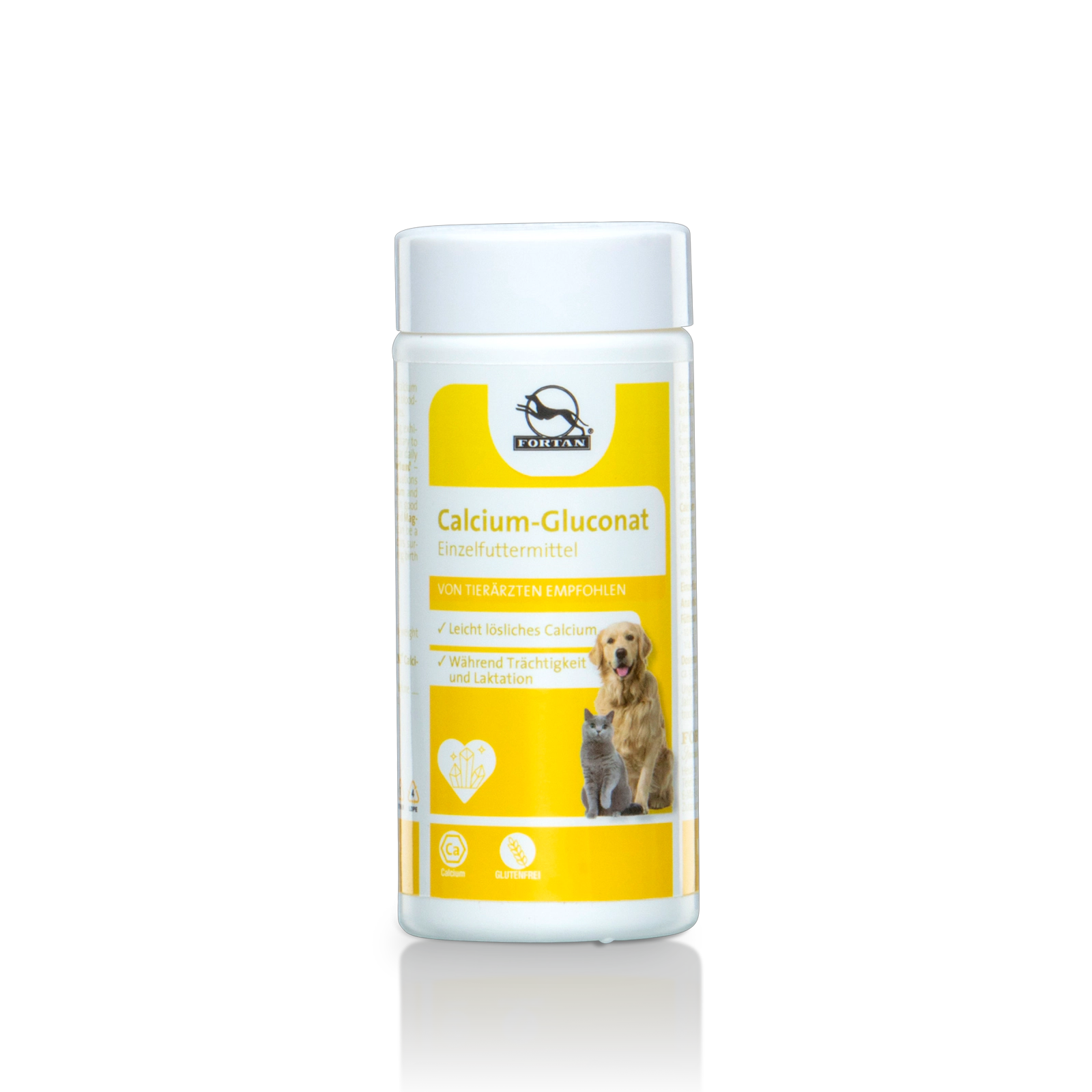 Fortan Calcium-Gluconat: Einzelfutter - 90 g Dose