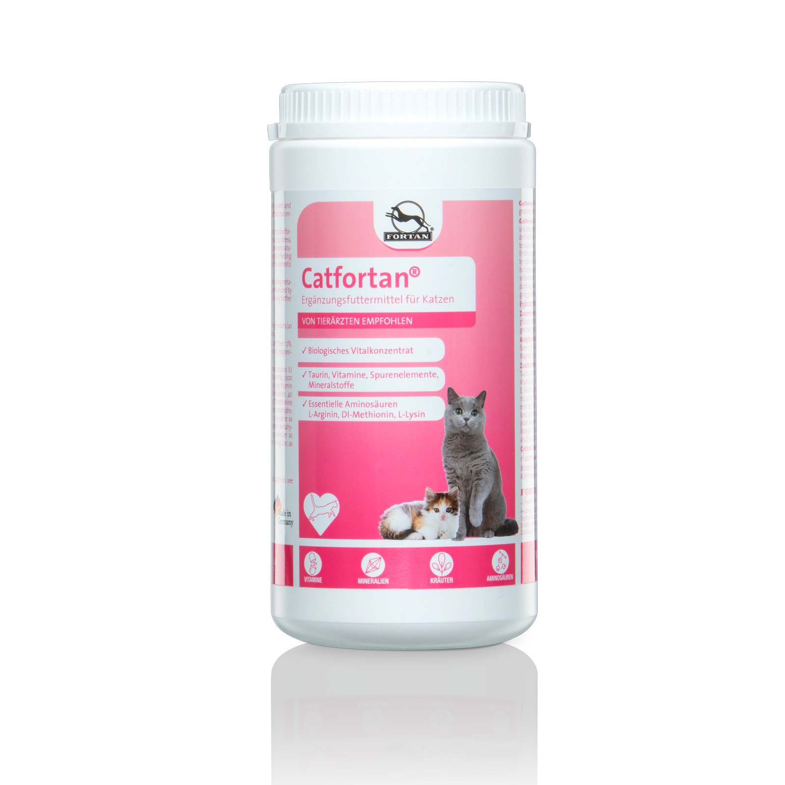 Fortan Catfortan: supplement feed for cats - 1000 g can