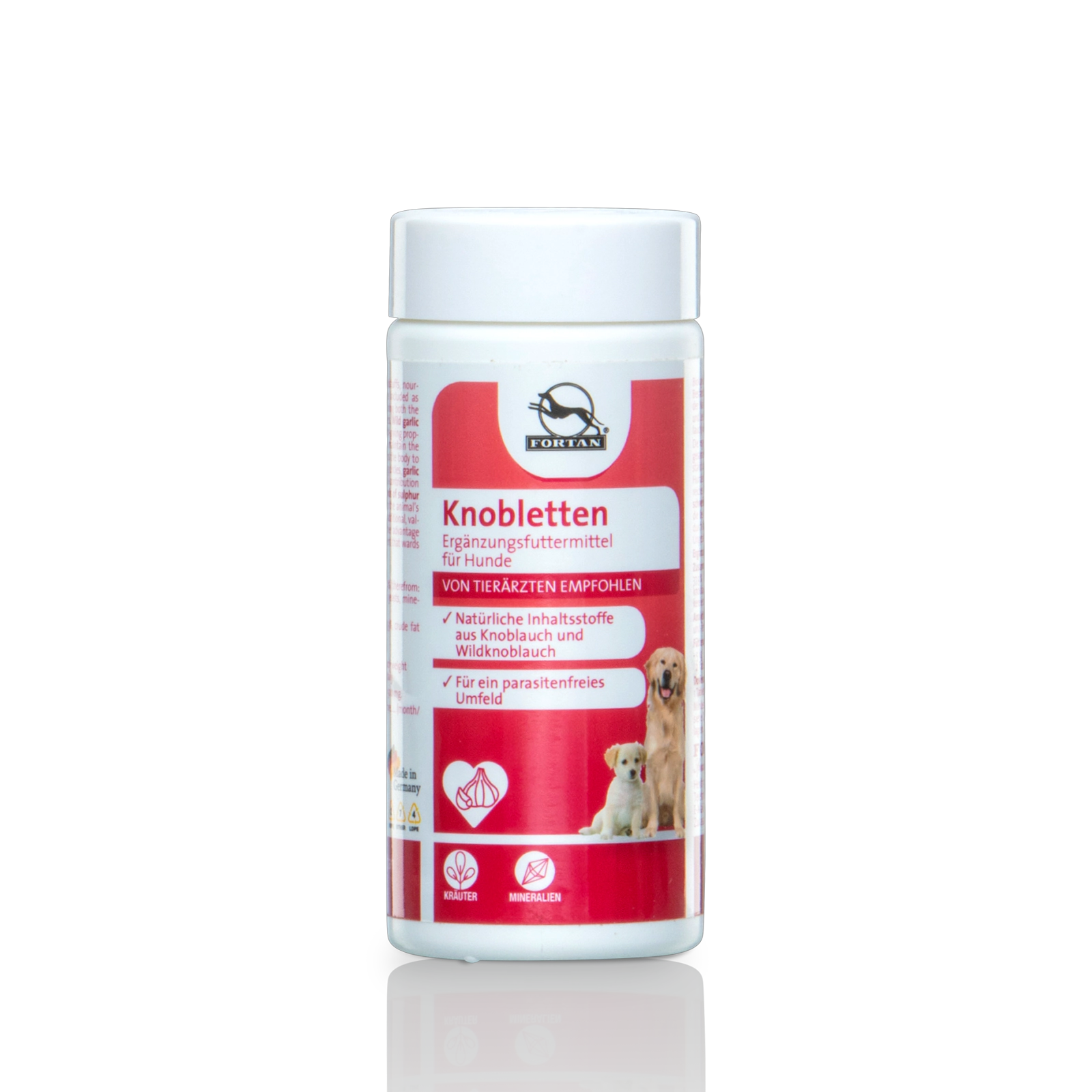 Fortan Knobletten: Ergänzungsfutter für Hunde - 100 g Dose