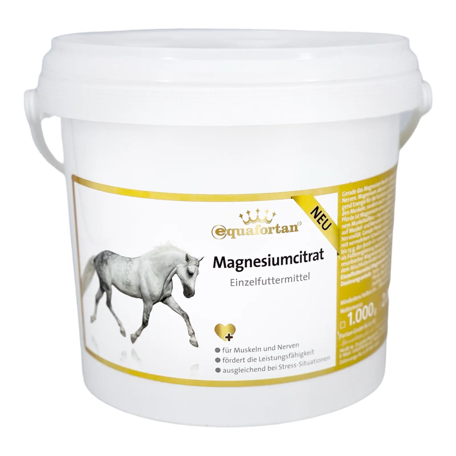 equafortan® Magnesium Citrate for Horses equafortan magnesium citrate: straight feed - bucket