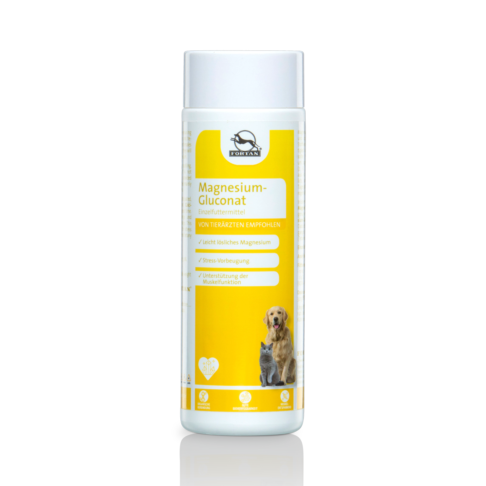 Fortan Magnesium-Gluconat: Einzelfutter - 300 g Dose