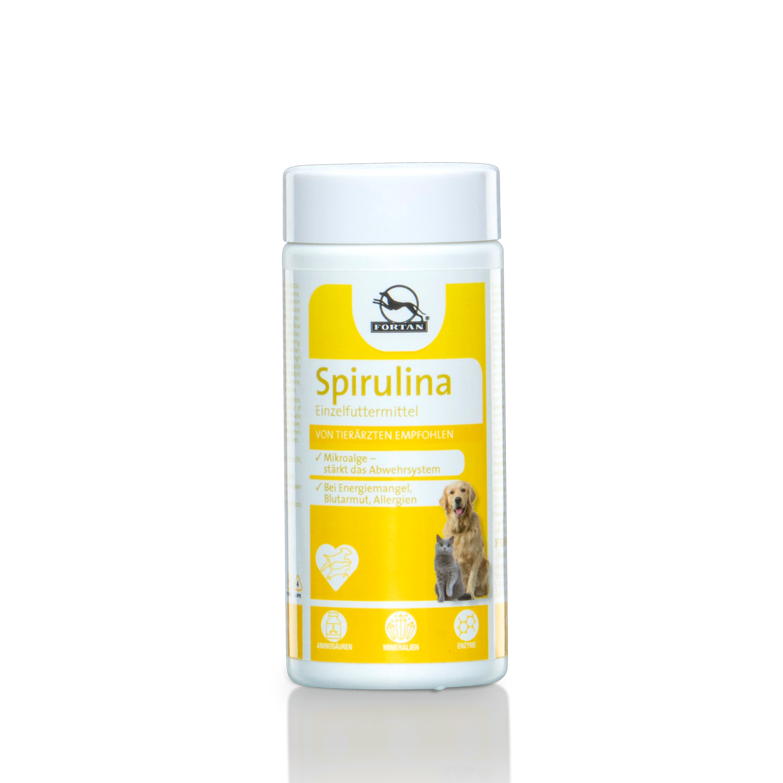 Fortan Spirulina: Einzelfutter - 90 g Dose
